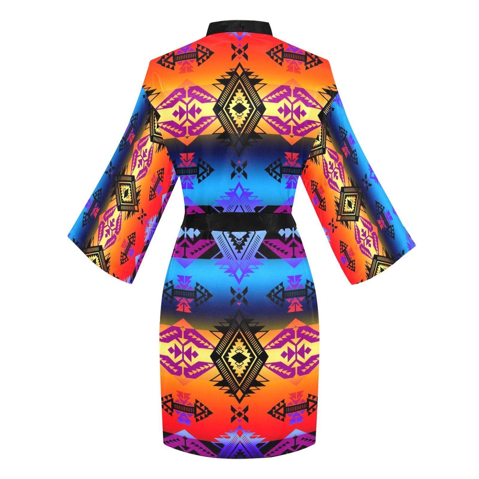 Sovereign Nation Sunset Long Sleeve Kimono Robe Long Sleeve Kimono Robe e-joyer 