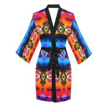 Load image into Gallery viewer, Sovereign Nation Sunset Long Sleeve Kimono Robe Long Sleeve Kimono Robe e-joyer 
