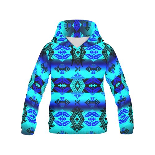 Soveriegn Nation Midnight All Over Print Hoodie for Women (USA Size) (Model H13) All Over Print Hoodie for Women (H13) e-joyer 