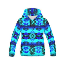 Load image into Gallery viewer, Soveriegn Nation Midnight All Over Print Hoodie for Women (USA Size) (Model H13) All Over Print Hoodie for Women (H13) e-joyer 
