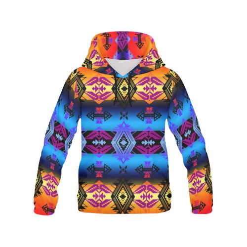 Soveriegn Nation Sunset All Over Print Hoodie for Women (USA Size) (Model H13) All Over Print Hoodie for Women (H13) e-joyer 