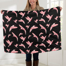 Load image into Gallery viewer, Strawberry Black Baby Blanket 40&quot;x50&quot; Baby Blanket 40&quot;x50&quot; e-joyer 
