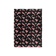 Load image into Gallery viewer, Strawberry Black Baby Blanket 40&quot;x50&quot; Baby Blanket 40&quot;x50&quot; e-joyer 
