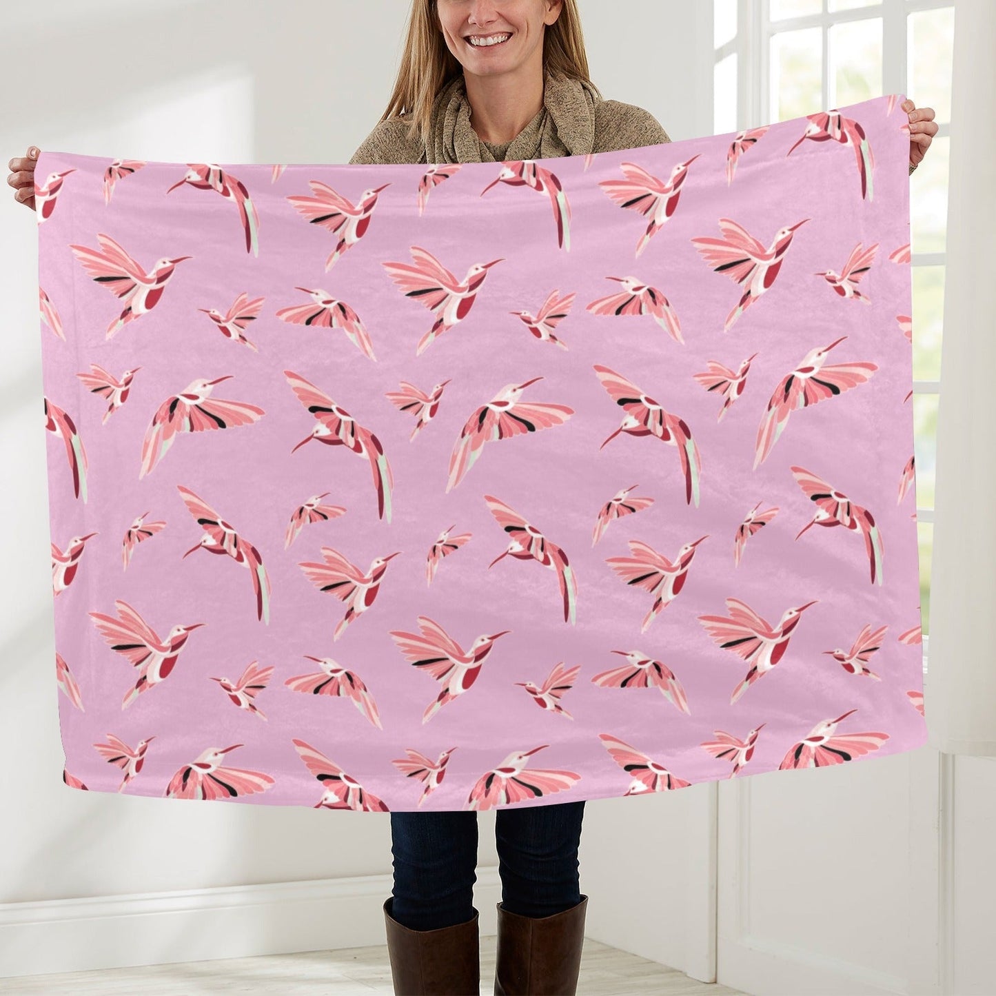 Strawberry Pink Baby Blanket 40"x50" Baby Blanket 40"x50" e-joyer 