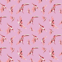 Load image into Gallery viewer, Strawberry Pink Cotton Poplin Fabric By the Yard Fabric NBprintex 
