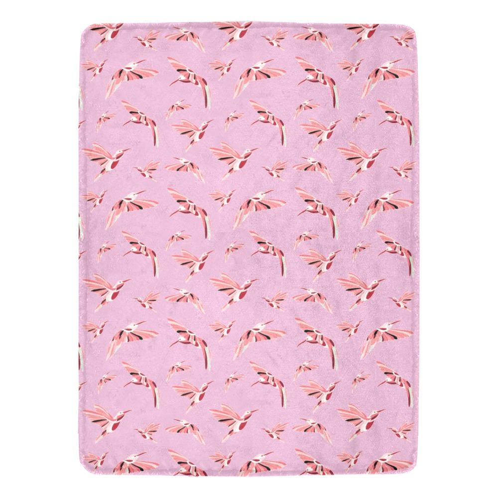 Strawberry Pink Ultra-Soft Micro Fleece Blanket 60"x80" Ultra-Soft Blanket 60''x80'' e-joyer 