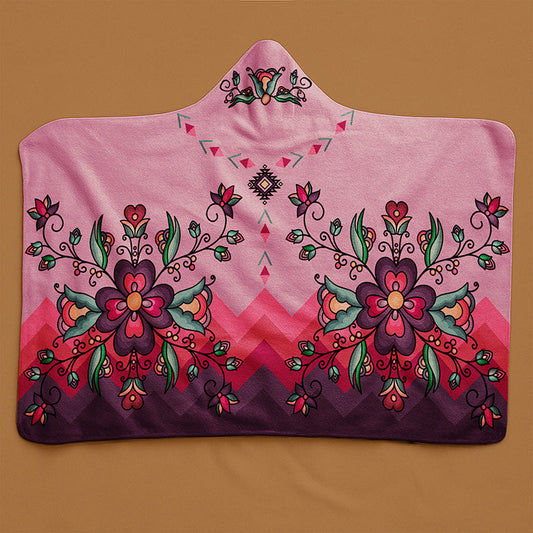 Amber Evening Garland Hooded Blanket