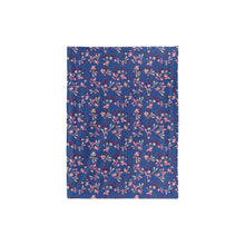 Load image into Gallery viewer, Swift Floral Peach Blue Baby Blanket 30&quot;x40&quot; Baby Blanket 30&quot;x40&quot; e-joyer 
