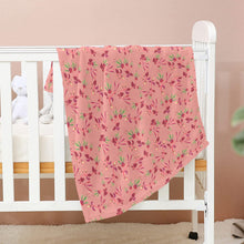 Load image into Gallery viewer, Swift Floral Peach Rouge Remix Baby Blanket 30&quot;x40&quot; Baby Blanket 30&quot;x40&quot; e-joyer 
