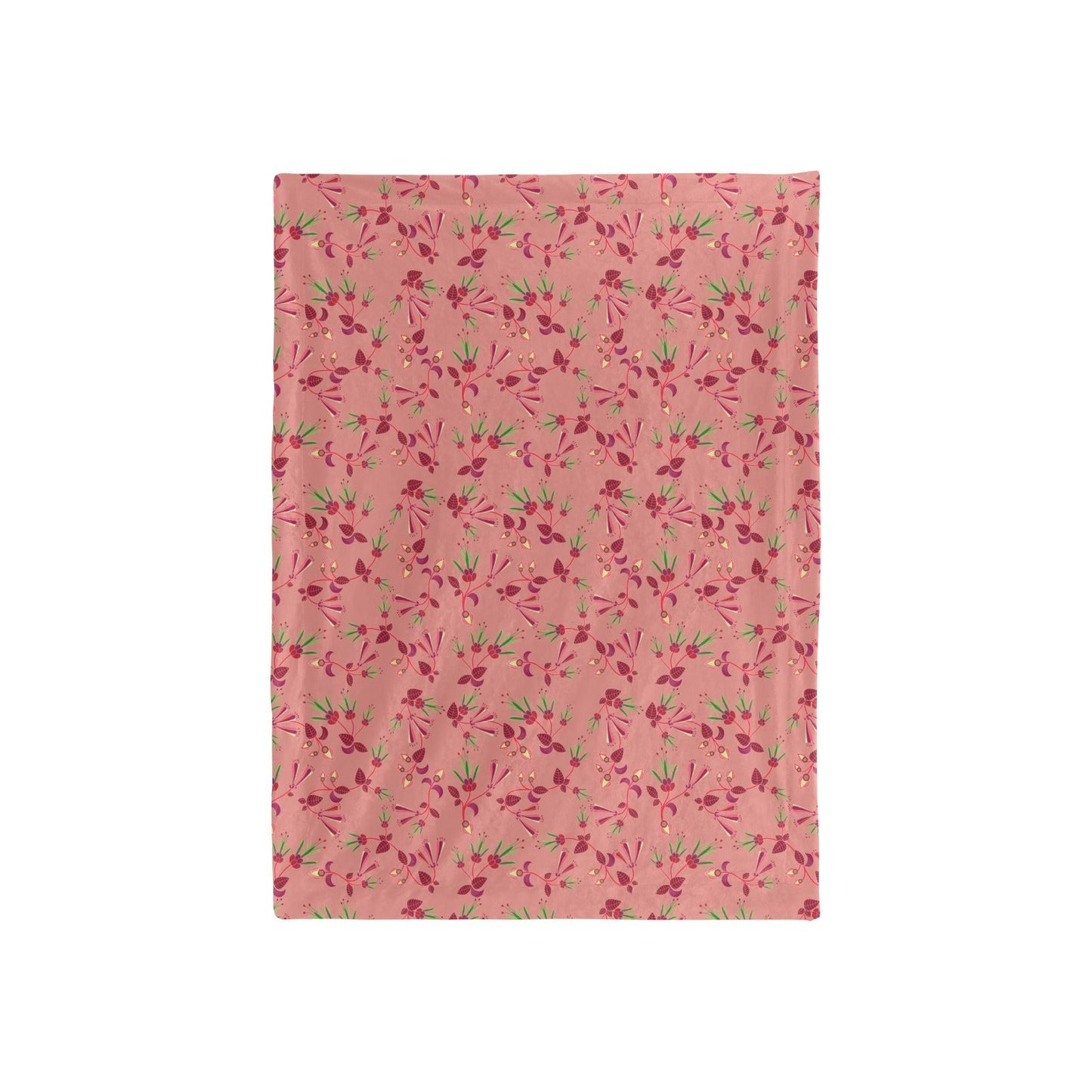 Swift Floral Peach Rouge Remix Baby Blanket 40"x50" Baby Blanket 40"x50" e-joyer 