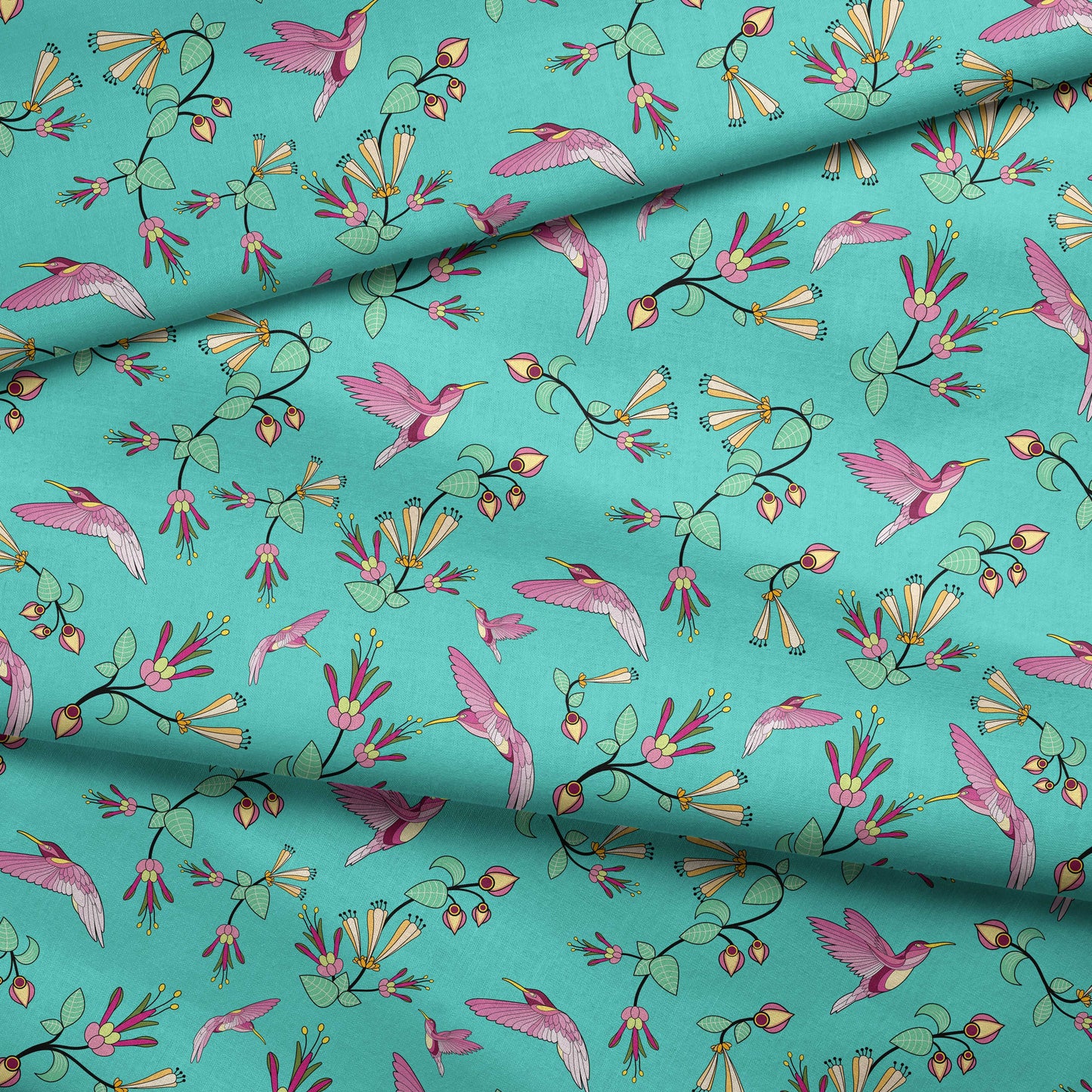 Swift Pastel Cotton Poplin Fabric By the Yard Fabric NBprintex 