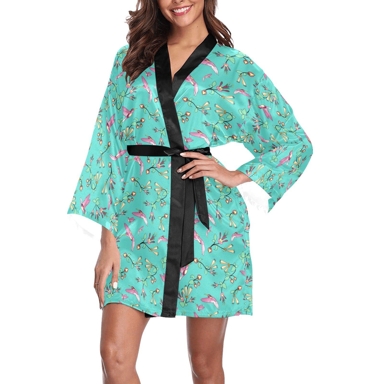 Swift Pastel Long Sleeve Kimono Robe Long Sleeve Kimono Robe e-joyer 