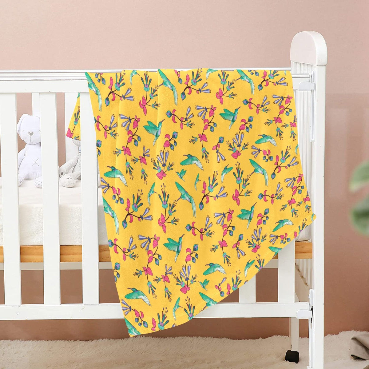 Swift Pastel Yellow Small Baby Blanket by 49 Dzine (image 2)