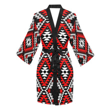 Load image into Gallery viewer, Taos Wool Long Sleeve Kimono Robe Long Sleeve Kimono Robe e-joyer 
