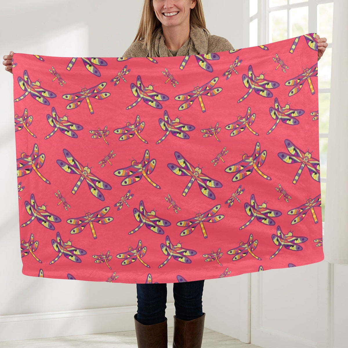 The Gathering Large Baby Blanket by 49 Dzine