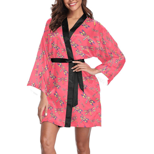 The Gathering Long Sleeve Kimono Robe Long Sleeve Kimono Robe e-joyer 