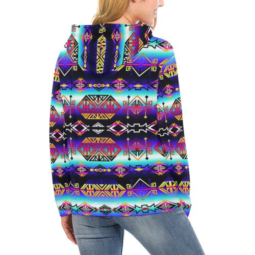 Trade Route Master All Over Print Hoodie for Women (USA Size) (Model H13) All Over Print Hoodie for Women (H13) e-joyer 