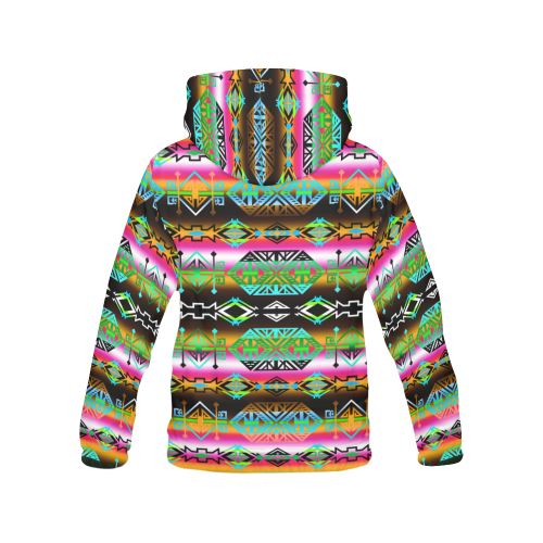 Trade Route North All Over Print Hoodie for Women (USA Size) (Model H13) All Over Print Hoodie for Women (H13) e-joyer 