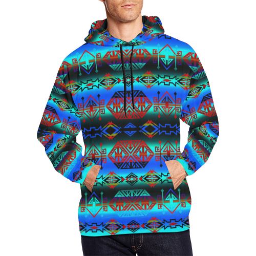 Trade Route Plains All Over Print Hoodie for Men (USA Size) (Model H13) All Over Print Hoodie for Men (H13) e-joyer 