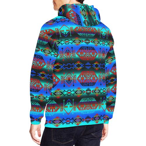 Trade Route Plains All Over Print Hoodie for Men (USA Size) (Model H13) All Over Print Hoodie for Men (H13) e-joyer 