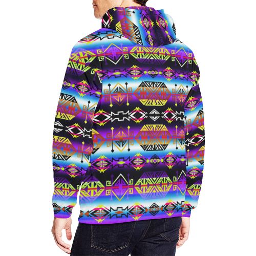 Trade Route West All Over Print Hoodie for Men (USA Size) (Model H13) All Over Print Hoodie for Men (H13) e-joyer 