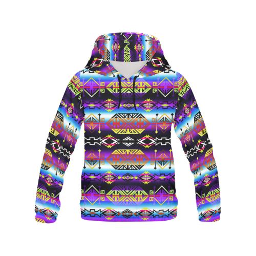 Trade Route West All Over Print Hoodie for Women (USA Size) (Model H13) All Over Print Hoodie for Women (H13) e-joyer 