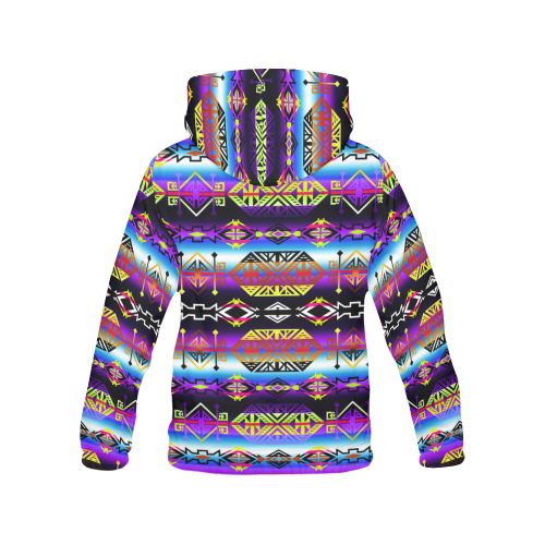 Trade Route West All Over Print Hoodie for Women (USA Size) (Model H13) All Over Print Hoodie for Women (H13) e-joyer 