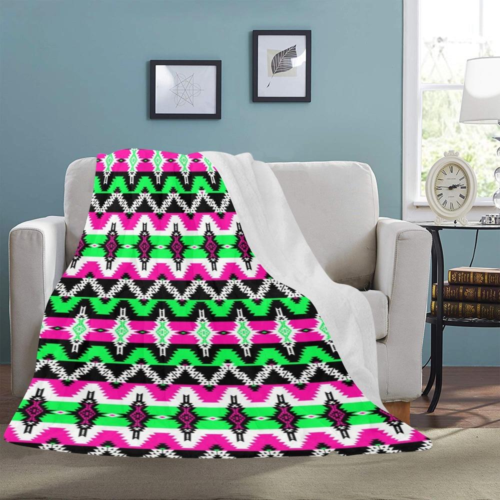 Two Spirit Ceremony Ultra-Soft Micro Fleece Blanket 60"x80" Ultra-Soft Blanket 60''x80'' e-joyer 