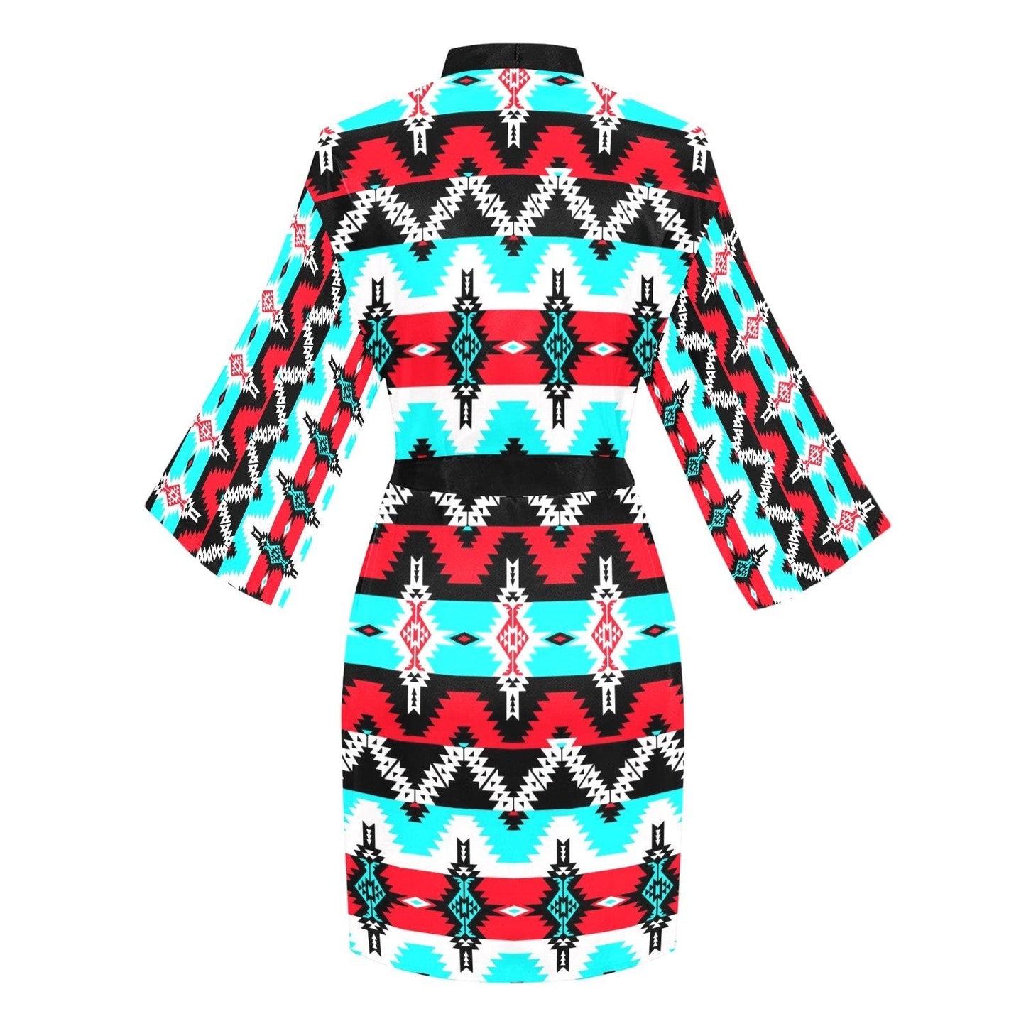 Two Spirit Dance Long Sleeve Kimono Robe Long Sleeve Kimono Robe e-joyer 