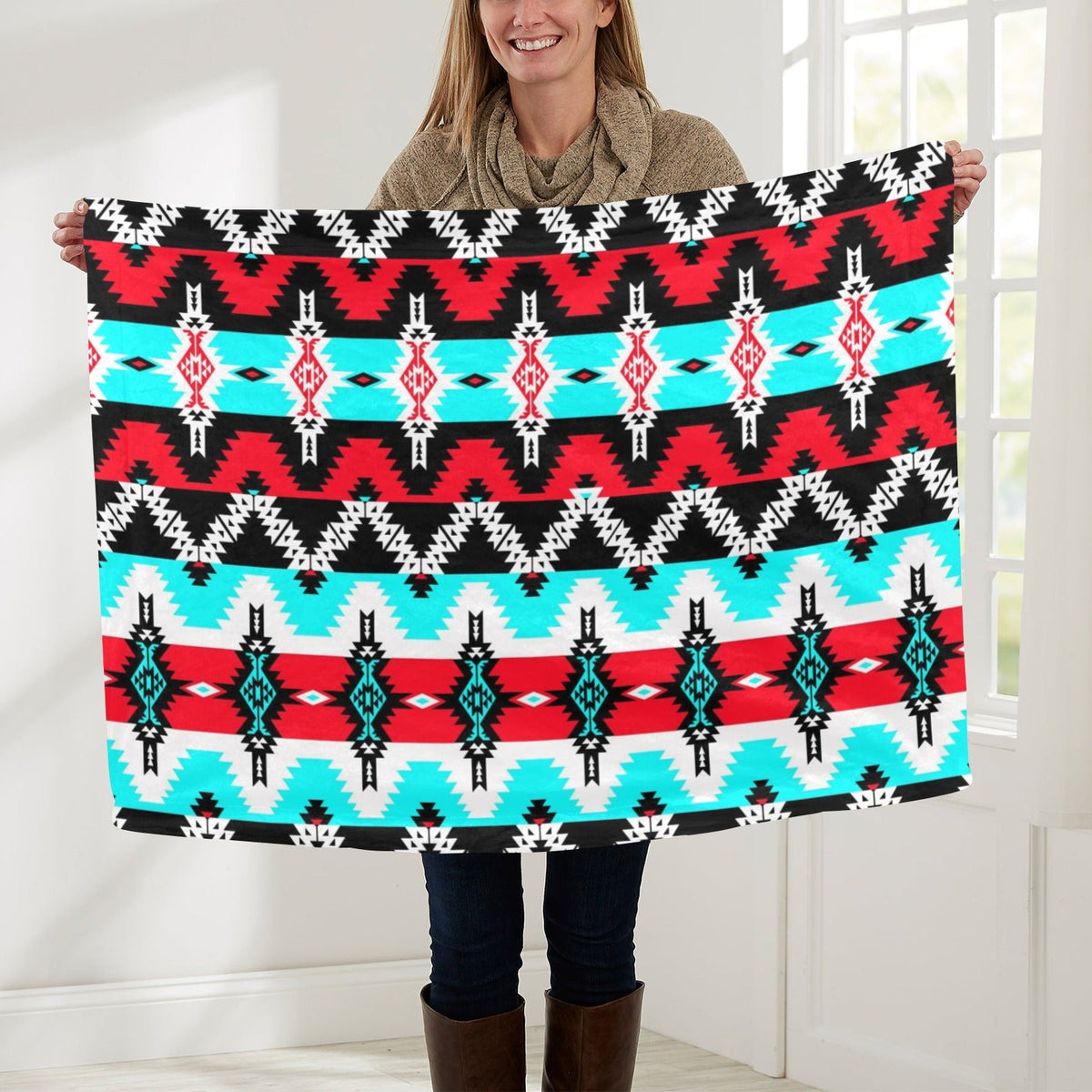 Two Spirit Dance Small Baby Blanket by 49 Dzine