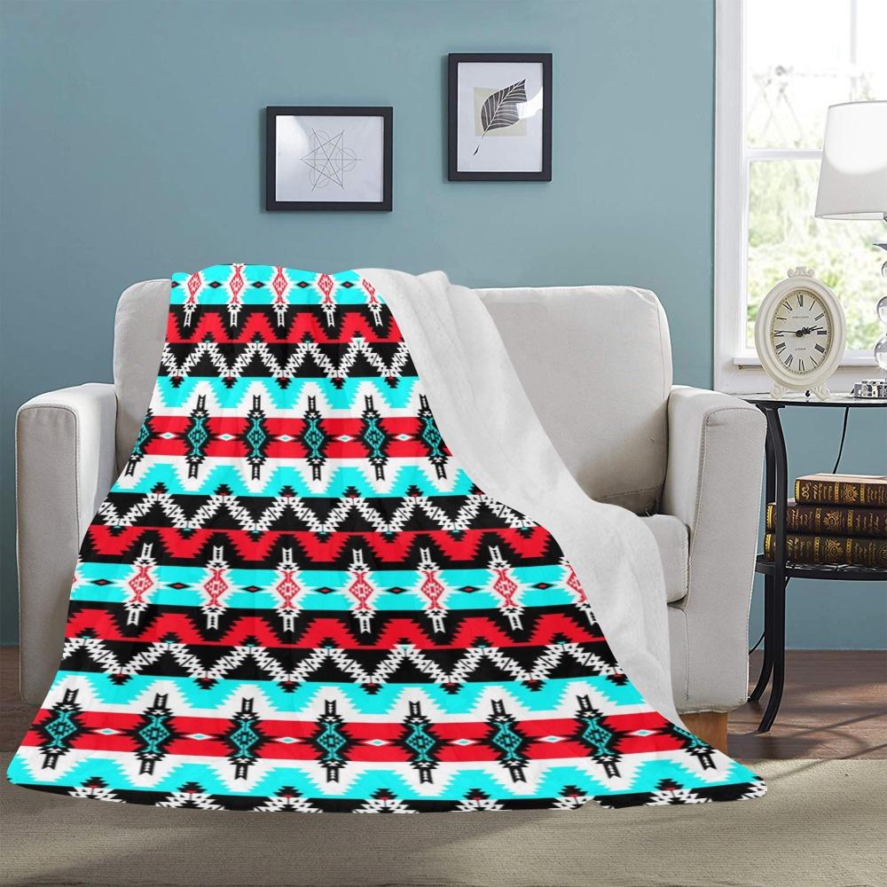 Two Spirit Dance X-Large Micro Fleece Blanket by 49 Dzine (image 3)