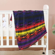 Load image into Gallery viewer, Two Worlds Apart Baby Blanket 30&quot;x40&quot; Baby Blanket 30&quot;x40&quot; e-joyer 
