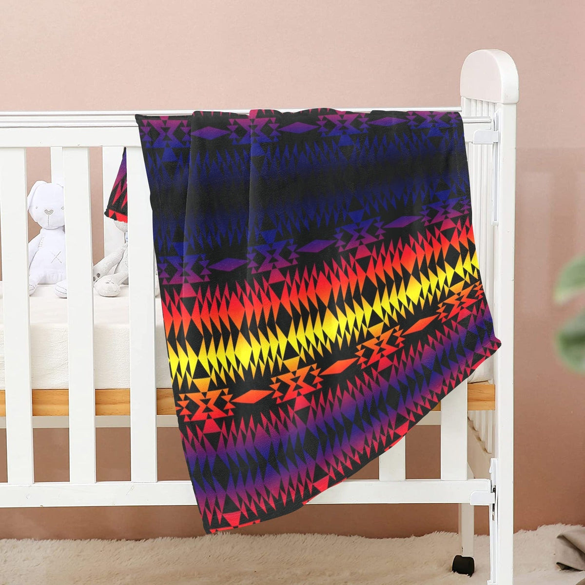 Two Worlds Apart Small Baby Blanket by 49 Dzine (image 2)