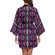 Load image into Gallery viewer, Upstream Expedition Moonlight Shadows Long Sleeve Kimono Robe Long Sleeve Kimono Robe e-joyer 
