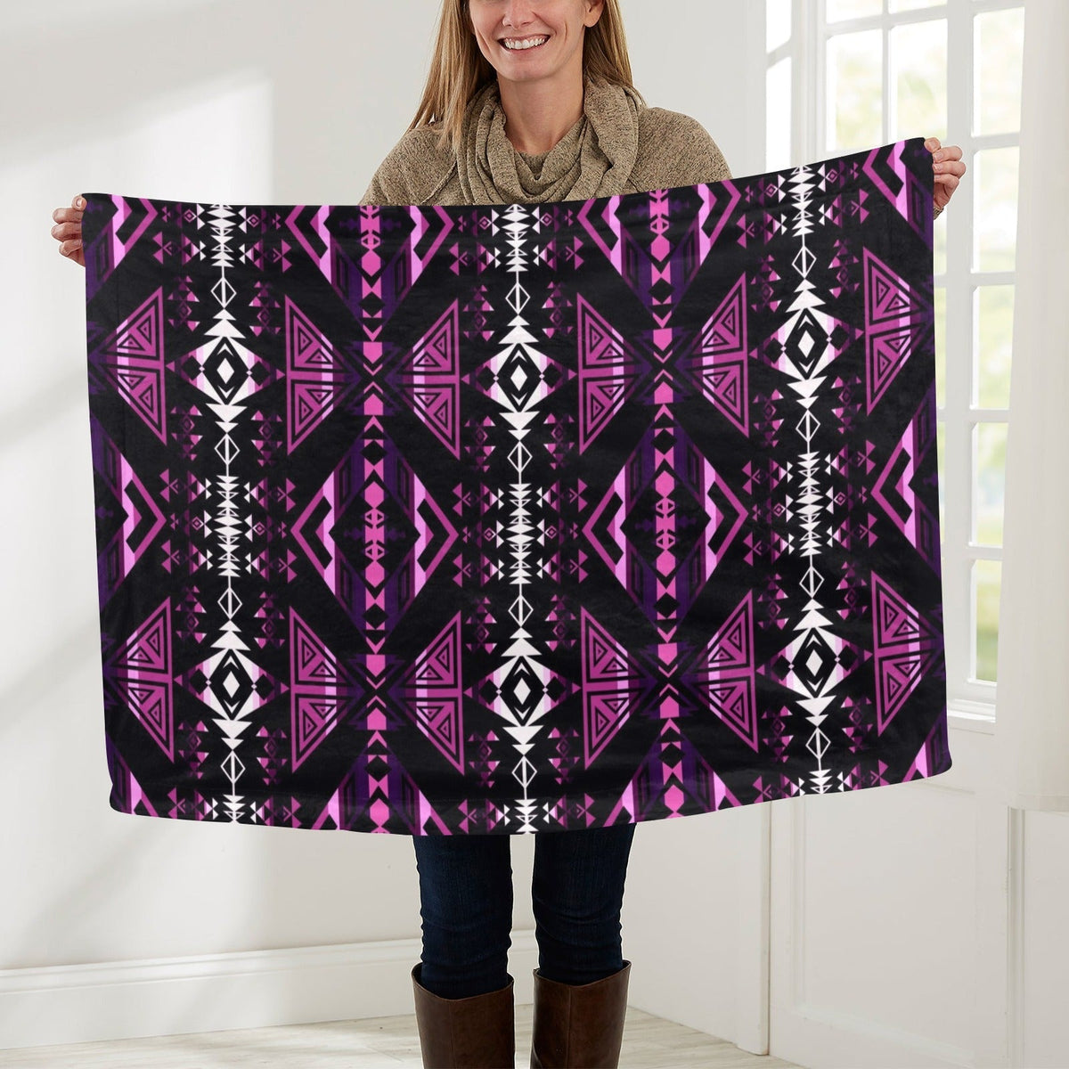 Upstream Expedition Moonlight Shadows Small Baby Blanket by 49 Dzine