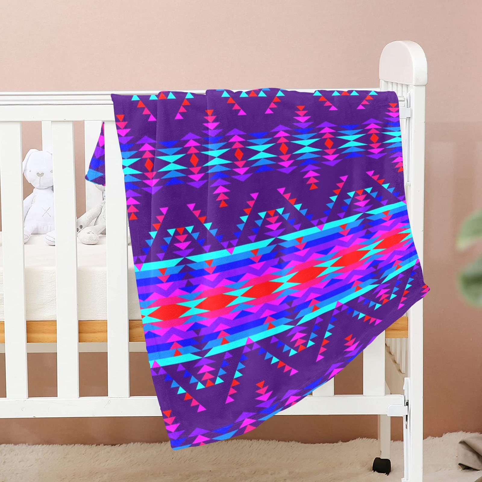 Vision of Peace Baby Blanket 40"x50" Baby Blanket 40"x50" e-joyer 