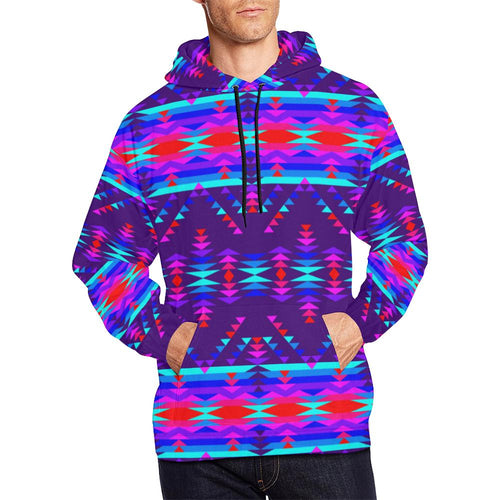 Vision of Peace LG All Over Print Hoodie for Men (USA Size) (Model H13) All Over Print Hoodie for Men (H13) e-joyer 