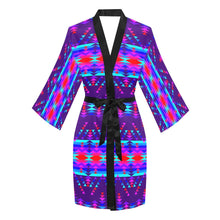 Load image into Gallery viewer, Vision of Peace Long Sleeve Kimono Robe Long Sleeve Kimono Robe e-joyer 
