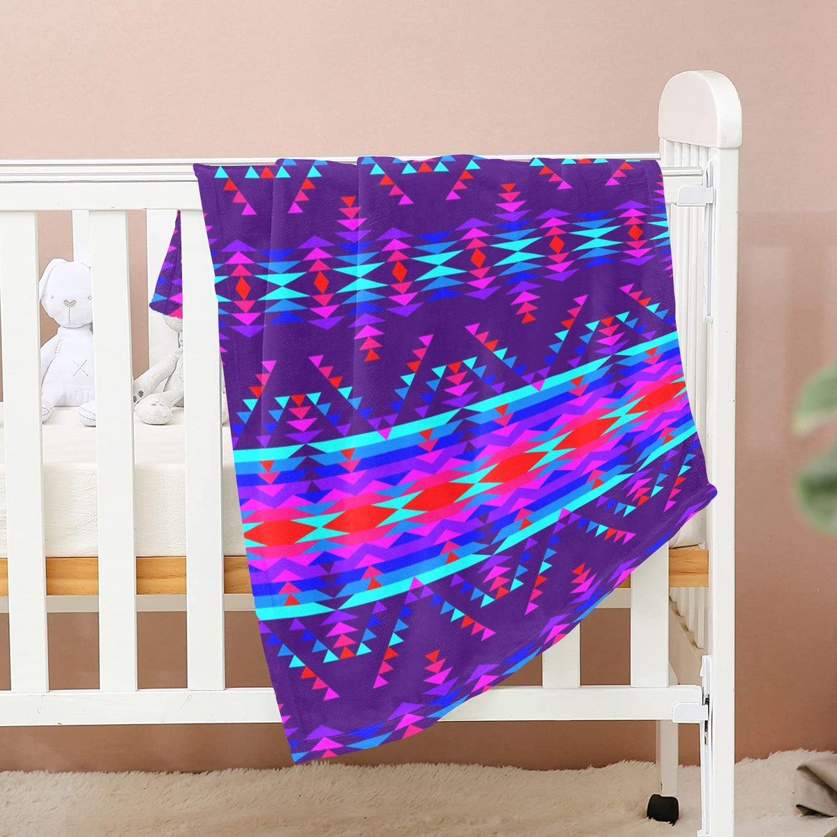 Vision of Peace Small Baby Blanket by 49 Dzine (image 2)