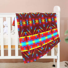 Load image into Gallery viewer, Visions of Lasting Peace Baby Blanket 40&quot;x50&quot; Baby Blanket 40&quot;x50&quot; e-joyer 
