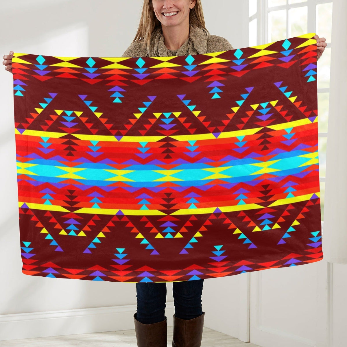 Visions of Lasting Peace Large Baby Blanket by 49 Dzine