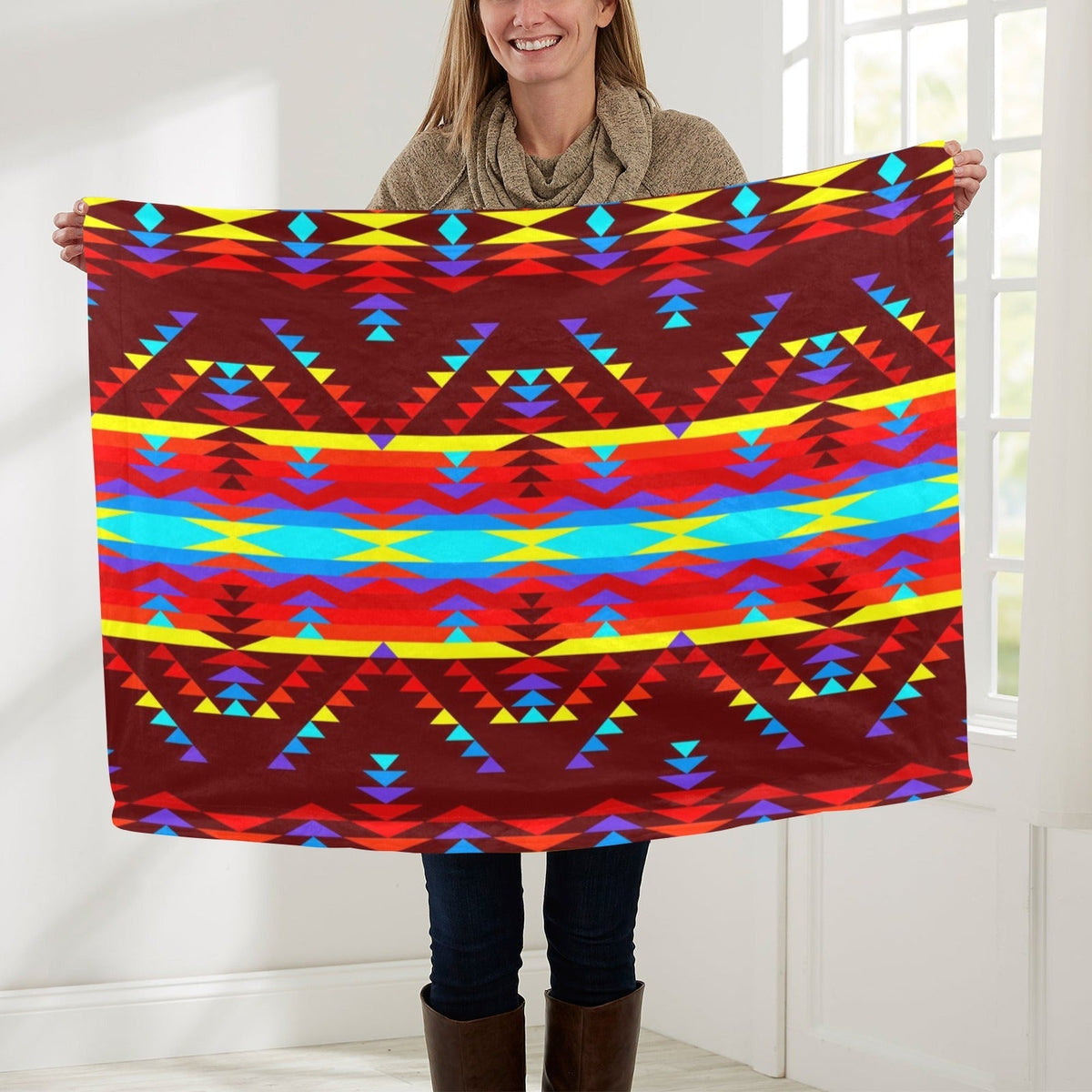 Visions of Lasting Peace Small Baby Blanket by 49 Dzine