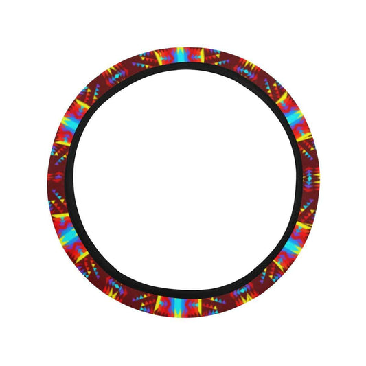 Visions of Peace Steering Wheel Cover