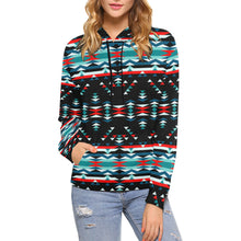 Load image into Gallery viewer, Visions of Peaceful Nights All Over Print Hoodie for Women (USA Size) (Model H13) Hoodie e-joyer 
