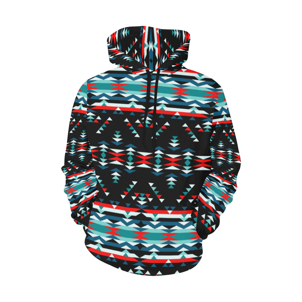 Visions of Peaceful Nights All Over Print Hoodie for Women (USA Size) (Model H13) Hoodie e-joyer 