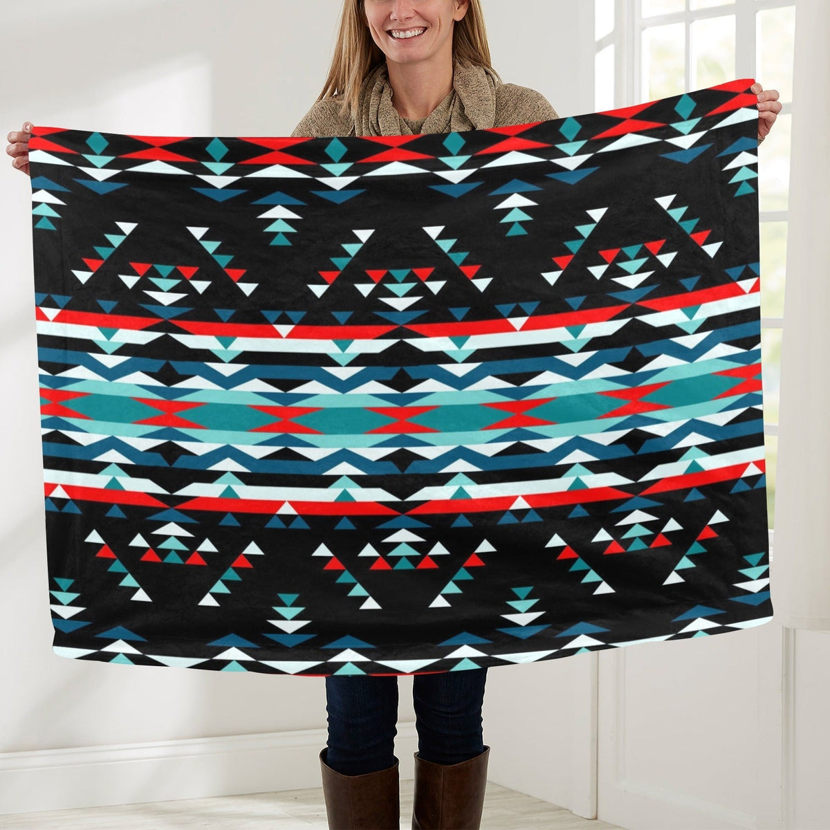 Visions of Peaceful Nights Large Baby Blanket by 49 Dzine