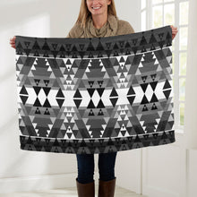 Load image into Gallery viewer, Writing on Stone Black and White Baby Blanket 30&quot;x40&quot; Baby Blanket 30&quot;x40&quot; e-joyer 
