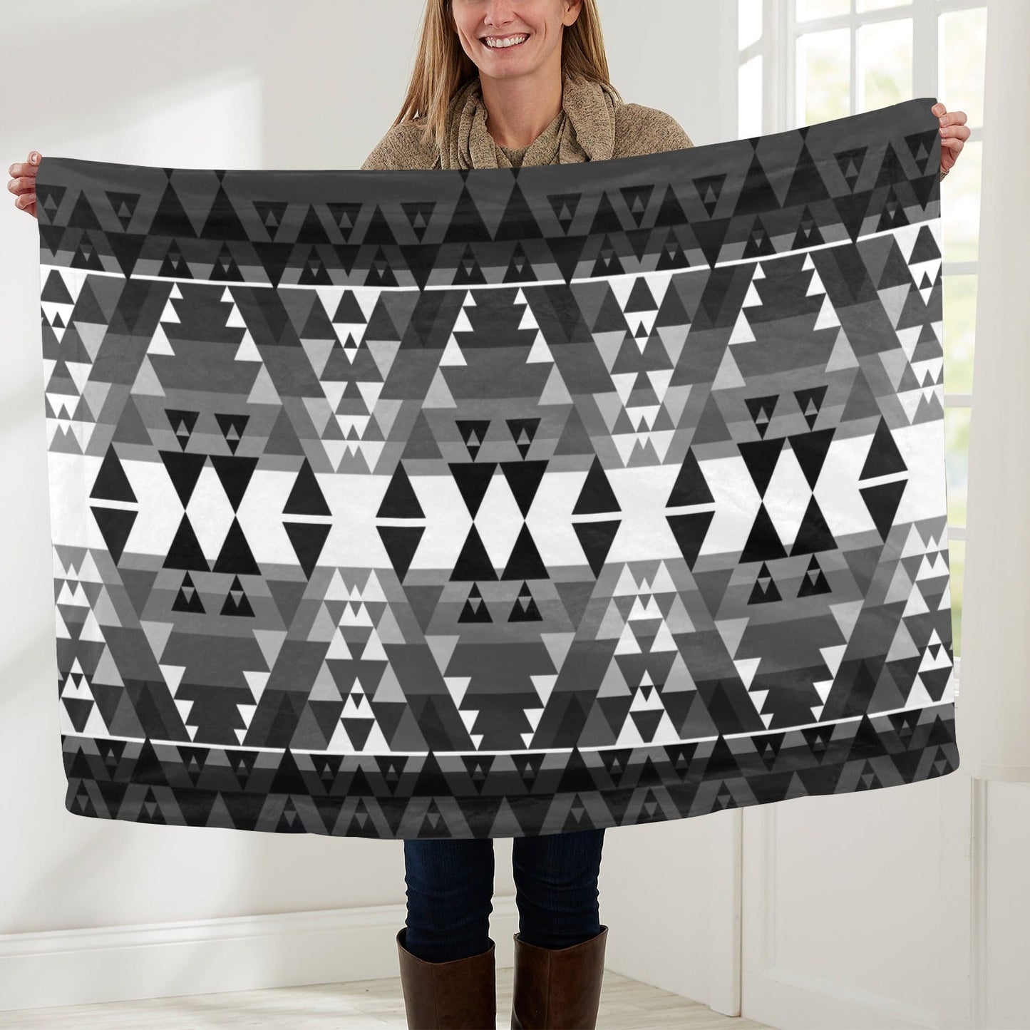 Writing on Stone Large Baby Blanket