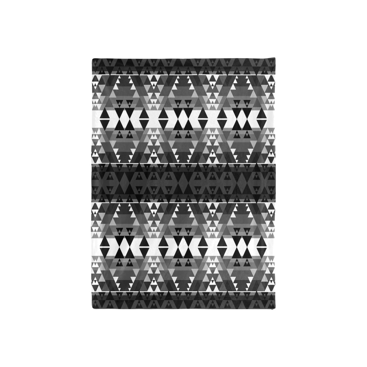 Writing on Stone Black and White Large Baby Blanket by 49 Dzine (image 3)