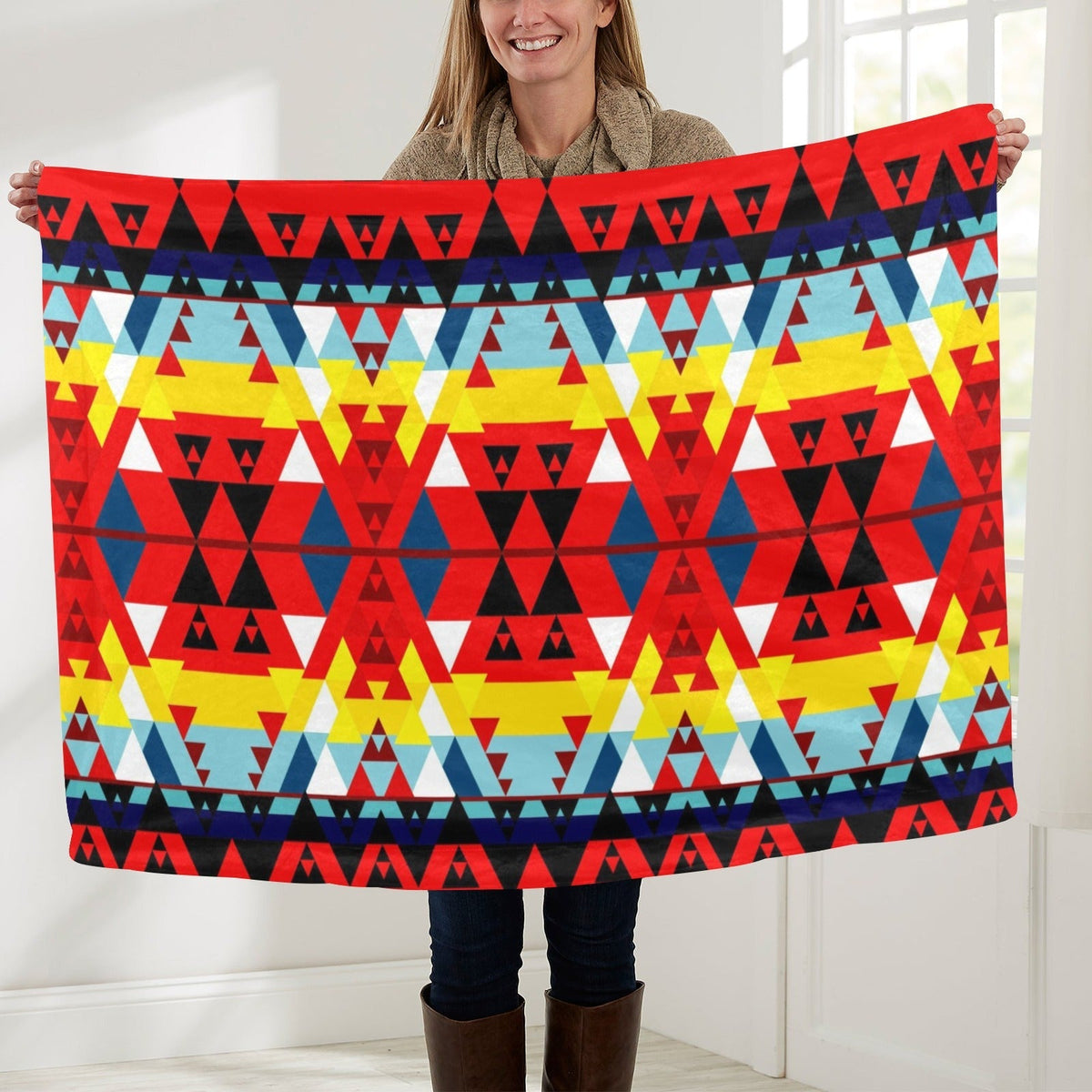 Writing on Stone Enemy Retreat Large Baby Blanket by 49 Dzine